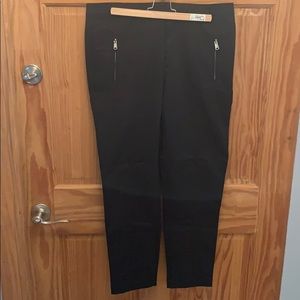 Zara Basic Black Cigarette Trousers